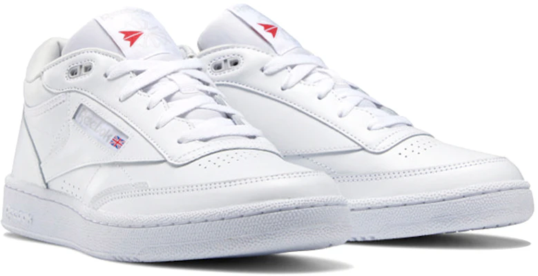 Reebok Club C Mid II Unisex Sneakers Bianche GZ7552 Lookbook Reebok Club C Mid II Unisex Sneakers Bianche GZ7552