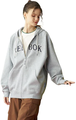 리복 유니섹스 컴포터블 집업 후디 재킷 라이트 그레이 캐주얼룩 24FRC109UGG3 Purchase 리복 유니섹스 컴포터블 집업 후디 재킷 라이트 그레이 캐주얼룩 24FRC109UGG3