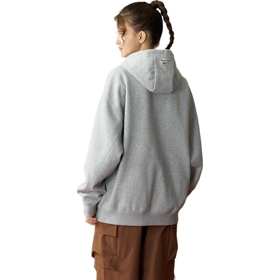 Details for 리복 유니섹스 컴포터블 집업 후디 재킷 라이트 그레이 캐주얼룩 24FRC109UGG3