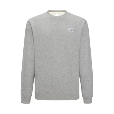 Reebok Unisex Crewneck Pullover Sweatshirt Mid Grey 23FRC301UGG4