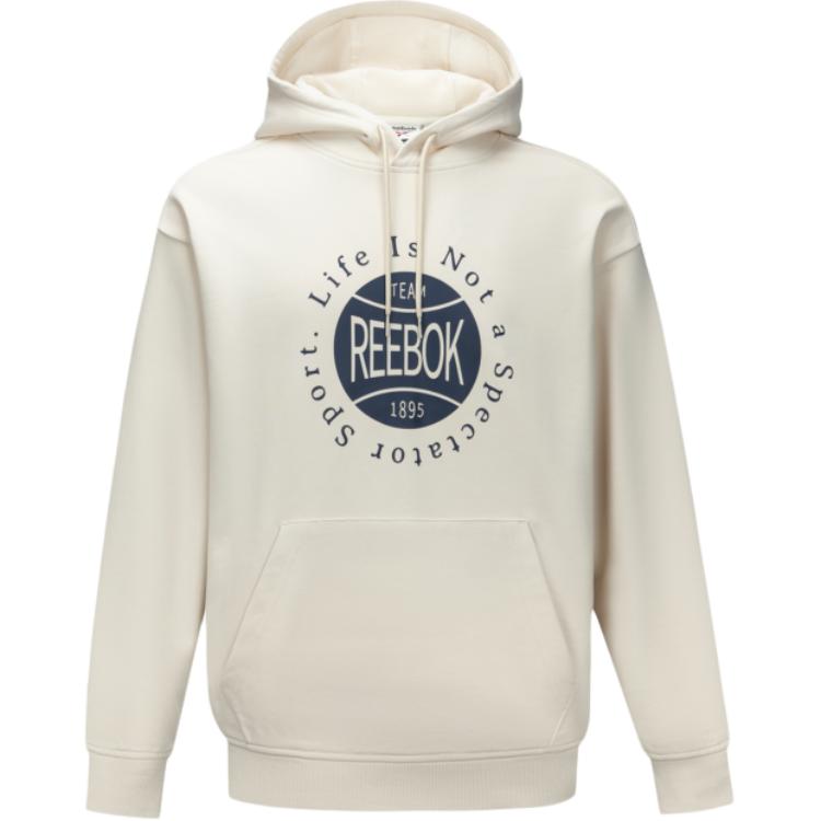 Reebok Unisex Fashion Basketball Graphic Hoodie - Beige 24FRM315UGM1