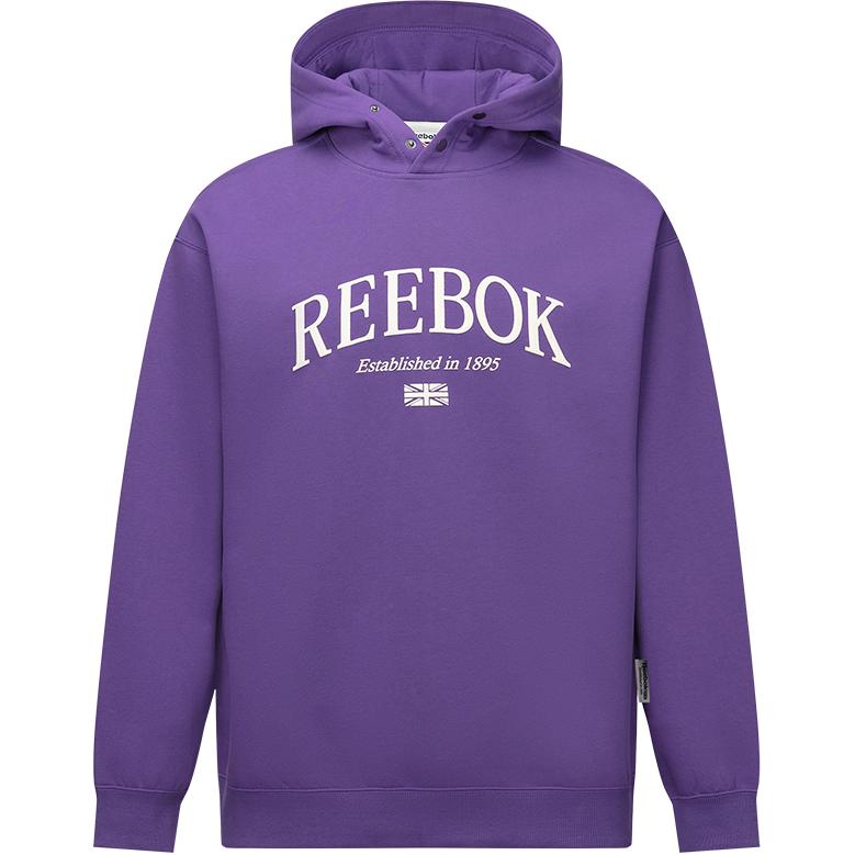 Reebok Unisex Fashion Casual Hoodie Dark Purple 24FRM301UGP4