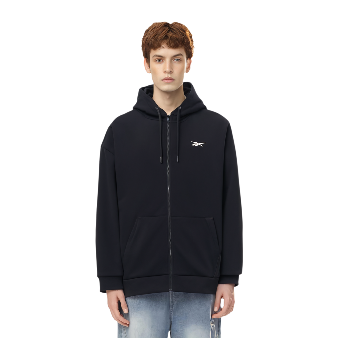 Shop 리복 유니섹스 패션 니트 스포츠 자켓 블랙 24FRM121UGH0