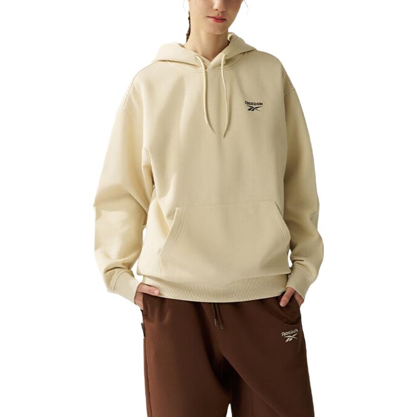 Reebok Unisex Fashion Pullover Hoodie Beige 24FRM325UGM1
