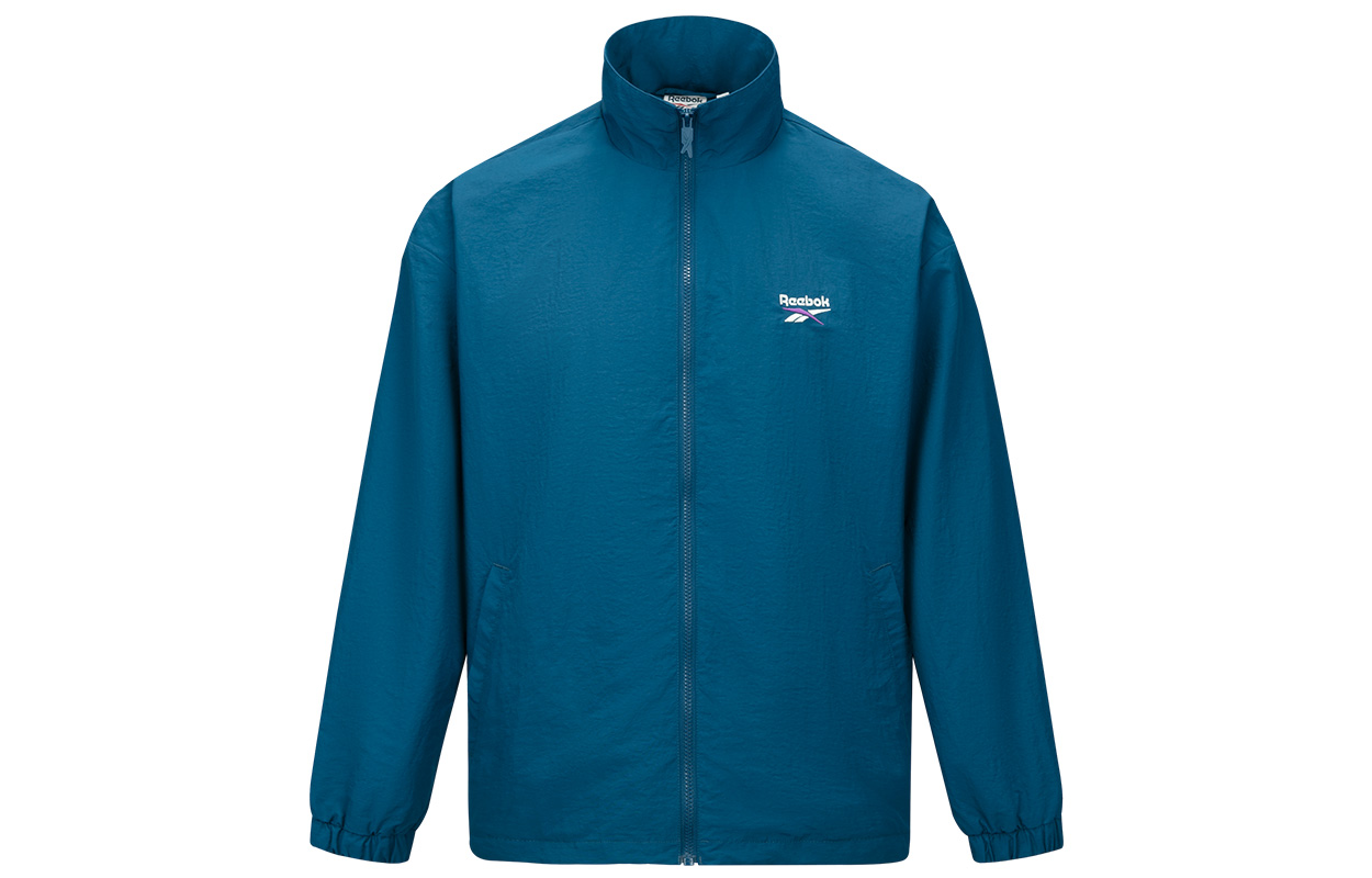 Reebok Unisex Logo Zip-Up Jacket in Legion Blue 24FRM111UGBA