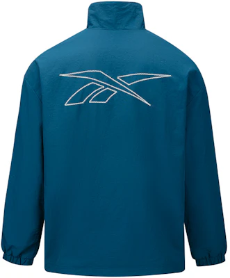 Reebok 男女款標誌拉鍊外套 陰藍色 24FRM111UGBA Lookbook Reebok 男女款標誌拉鍊外套 陰藍色 24FRM111UGBA