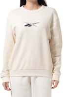 Reebok Unisex Loose Fit Logo Crewneck Sweatshirt Beige RE1759EU38826 Reebok Unisex Loose Fit Logo Crewneck Sweatshirt Beige RE1759EU38826
