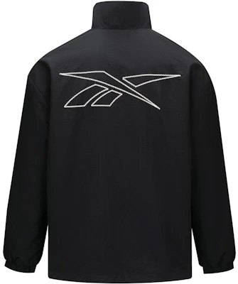 Reebok 男女極簡運動拉鍊外套帶標誌印花 - 黑色 24FRM111UGH0 Lookbook Reebok 男女極簡運動拉鍊外套帶標誌印花 - 黑色 24FRM111UGH0