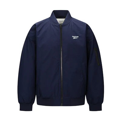 Reebok Unisex Navy Blue Casual Warm Padded Jacket 24FRE201UGN1