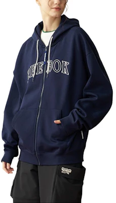 리복 유니섹스 네이비 후드 자켓 - 스타일리시하고 편안한 디자인 24FRC109UGN2 Shop 리복 유니섹스 네이비 후드 자켓 - 스타일리시하고 편안한 디자인 24FRC109UGN2