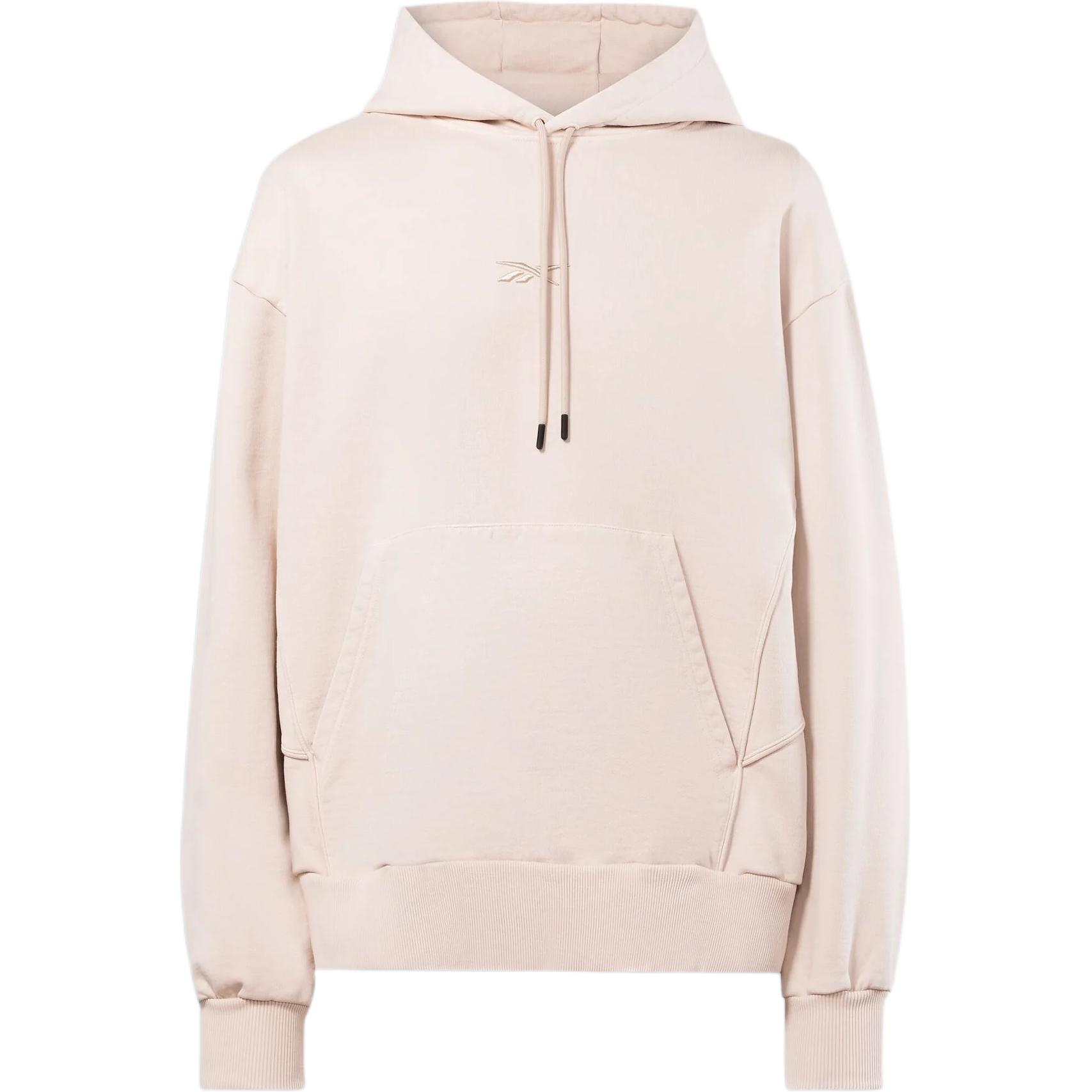 Reebok Unisex Oversized Hoodie Long Sleeve Sweatshirt Sand Beige 20528465