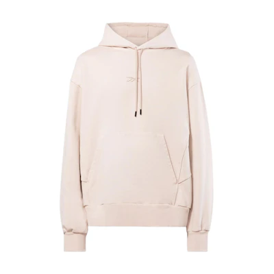 Reebok Unisex Oversized Hoodie Long Sleeve Sweatshirt Sand Beige 20528465