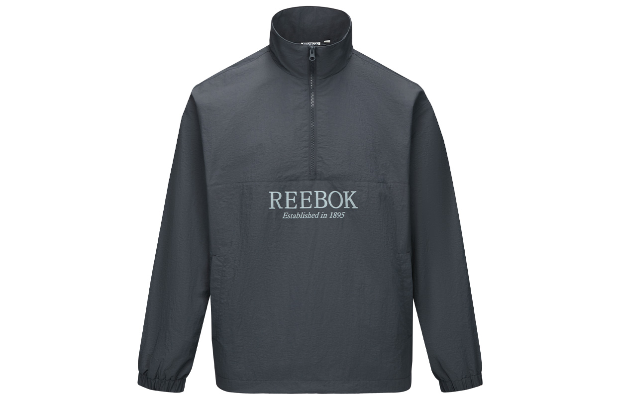 Reebok Unisex Pullover Sweatshirt Black Casual Sportswear 24FRM311UGH1