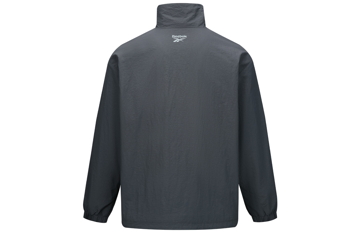 Lookbook 锐步男女同款黑色套头衫休闲运动服 24FRM311UGH1