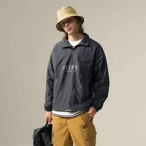 Purchase 锐步男女同款黑色套头衫休闲运动服 24FRM311UGH1