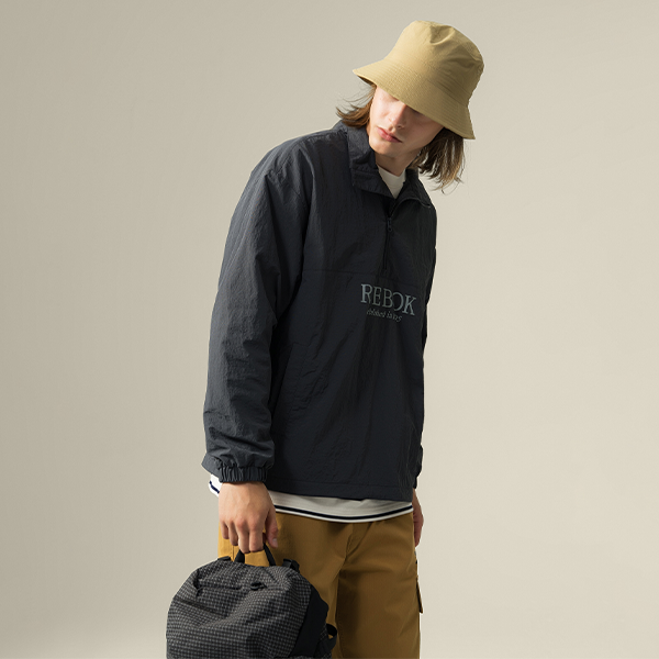 Details for 锐步男女同款黑色套头衫休闲运动服 24FRM311UGH1