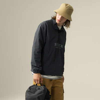 锐步男女同款黑色套头衫休闲运动服 24FRM311UGH1 Details for 锐步男女同款黑色套头衫休闲运动服 24FRM311UGH1