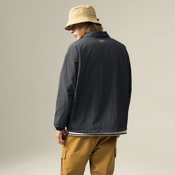 Sizing 锐步男女同款黑色套头衫休闲运动服 24FRM311UGH1