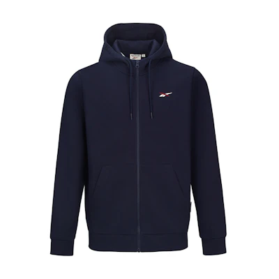 Reebok Unisex Pure Color Knit Hoodie Jacket in Navy Blue 24FRM121UGN2