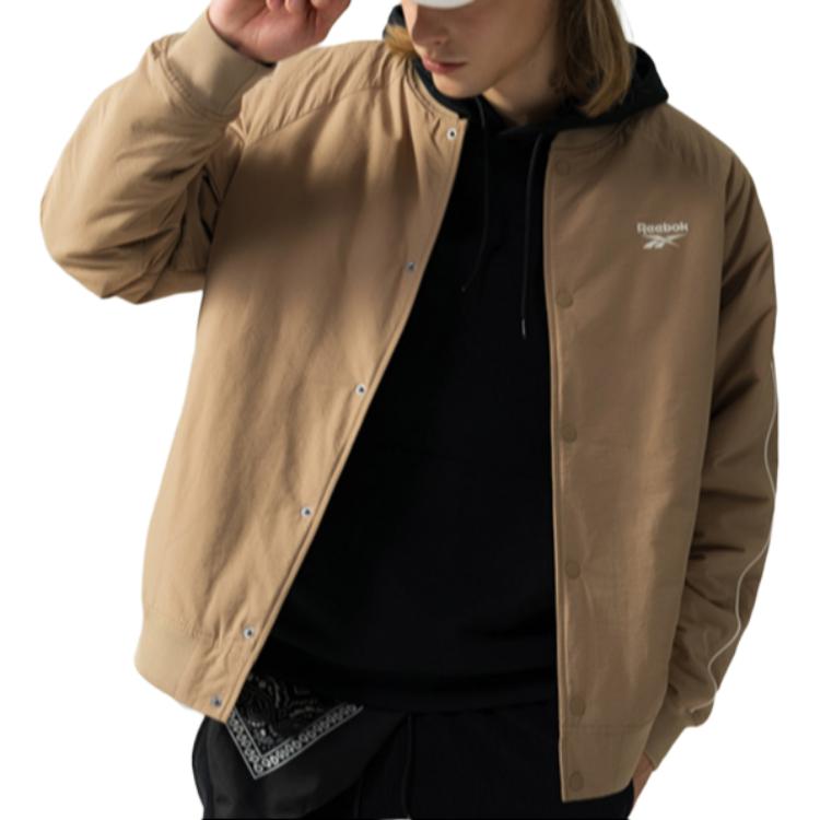 Shop 리복 유니섹스 레트로 컬러블록 재킷 옐로우 카키 - 스타일리쉬 & 편안한 핏 24FRM213UGK2