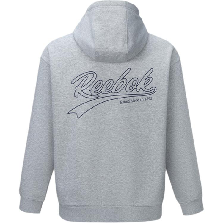 Lookbook Reebok 男女復古極簡輕量外套 淺灰色 24FRM113UGG3