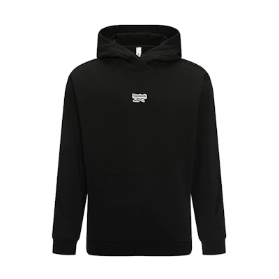 Reebok Unisex Solid Color Pullover Hoodie Black 23FRC303UGH0