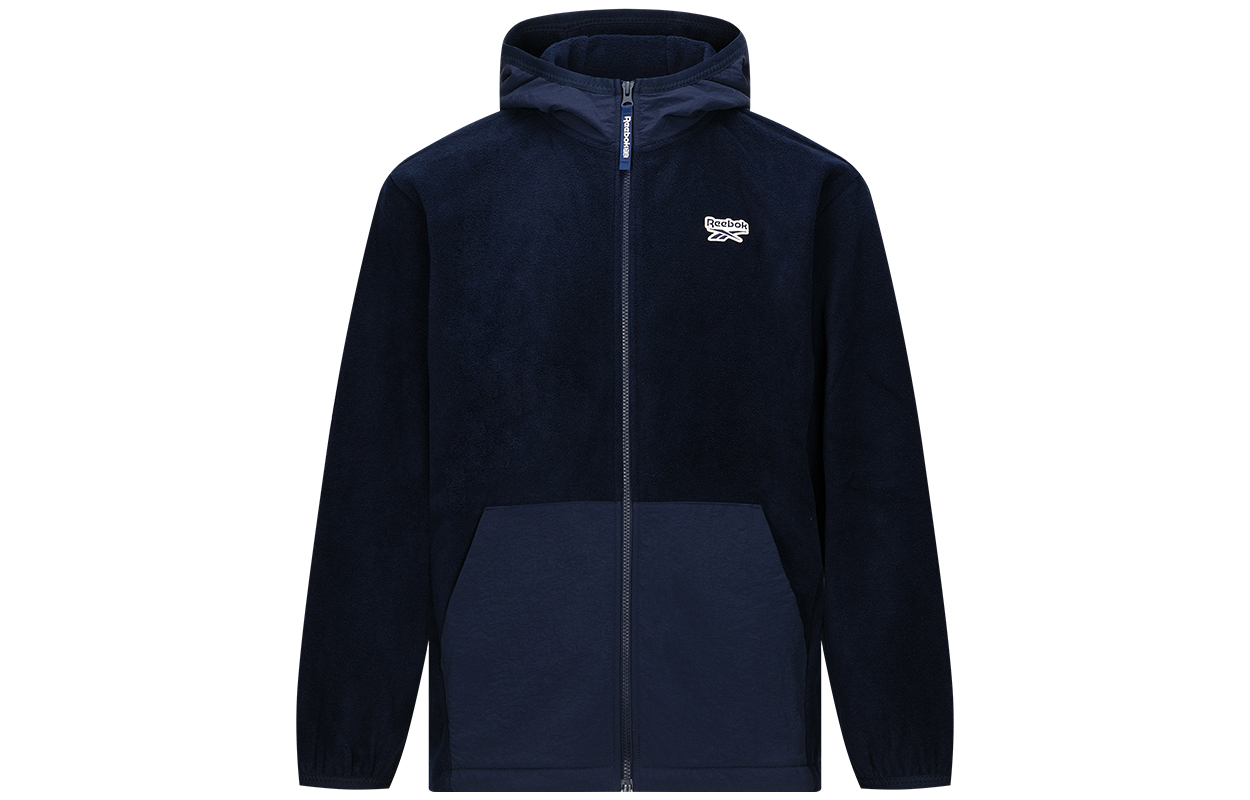 Reebok Unisex Stylish Warm Fleece Jacket - Navy Blue 24FRC105UGN2