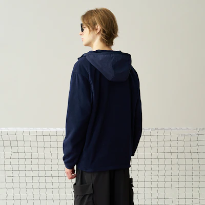 리복 유니섹스 스타일리시 따뜻한 플리스 재킷 - 네이비 블루 24FRC105UGN2 Details for 리복 유니섹스 스타일리시 따뜻한 플리스 재킷 - 네이비 블루 24FRC105UGN2