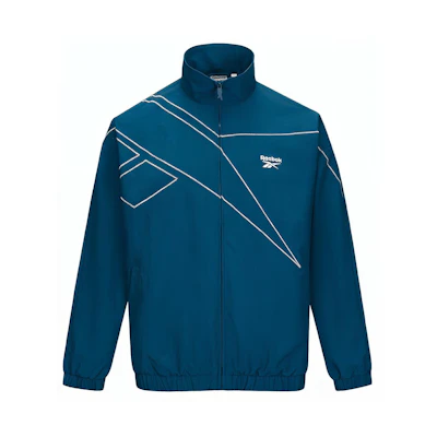Reebok Unisex Workwear Colorblock Striped Comfort Long Sleeve Jacket Legion Blue 24FRM103UGBA
