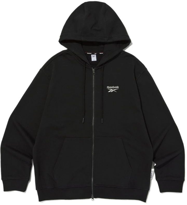 reebok-vector-essential-unisex-zip-hoodie-black-casual-and-comfortable-reju-3-fz-10-bk