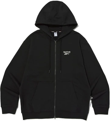Reebok Vector Essential Unisex Zip Hoodie Black - Casual and Comfortable REJU3FZ10BK Buy Reebok Vector Essential Unisex Zip Hoodie Black - Casual and Comfortable REJU3FZ10BK