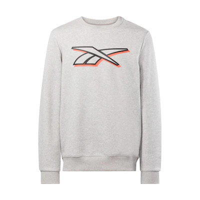 Reebok Vector Pack Identity Logo Crewneck Sweatshirt Grey - Casual Wear 100071366