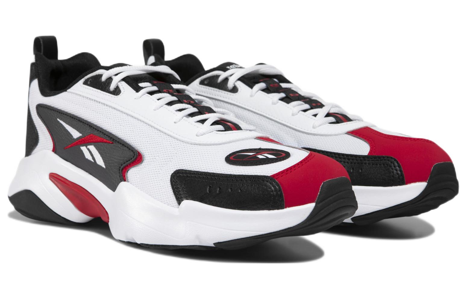 Lookbook Reebok Vector Runner 舒適 耐磨 低幫 跑步鞋 男款 白黑