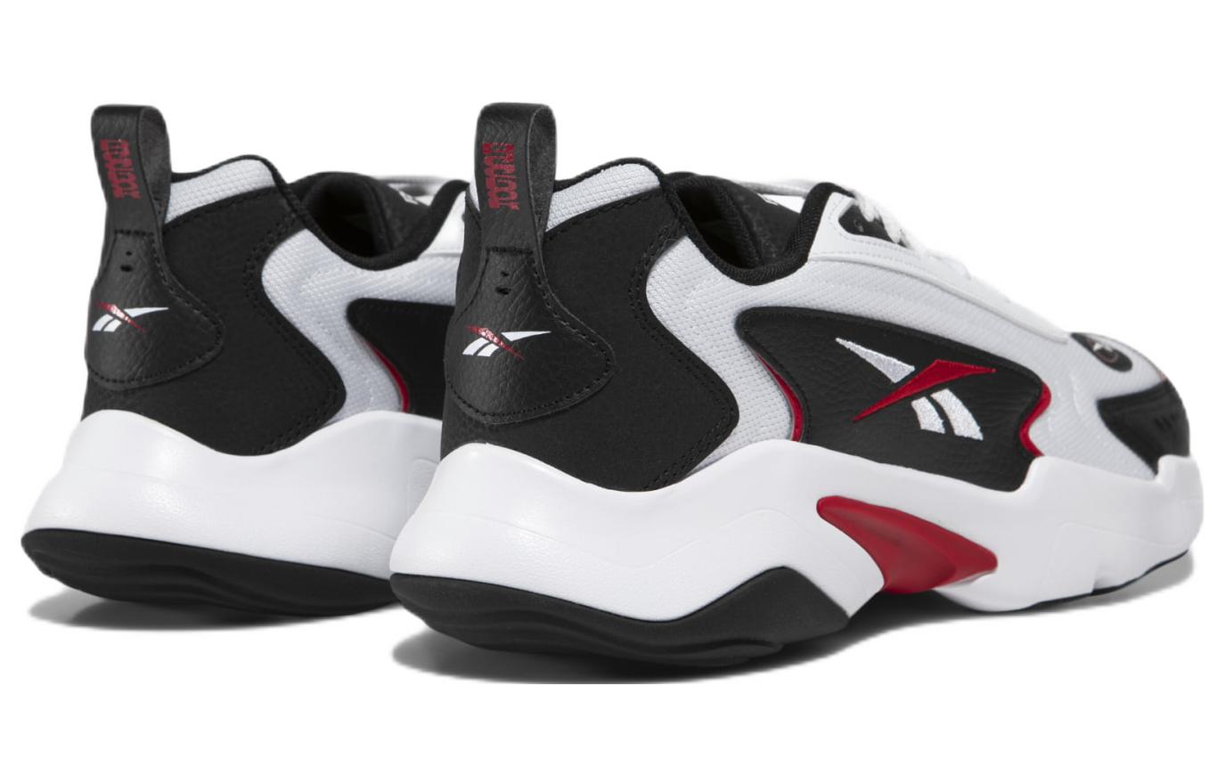 Shop Reebok Vector Runner 舒適 耐磨 低幫 跑步鞋 男款 白黑