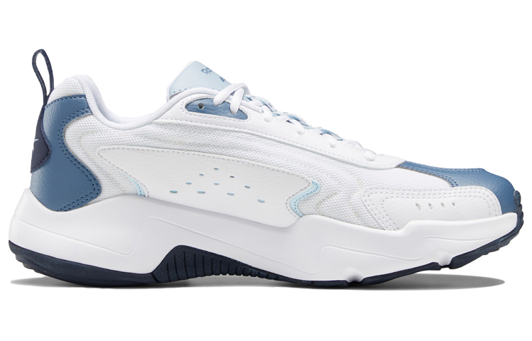 Order Reebok 矢量跑者 耐磨 低幫 跑步鞋 男款 白藍