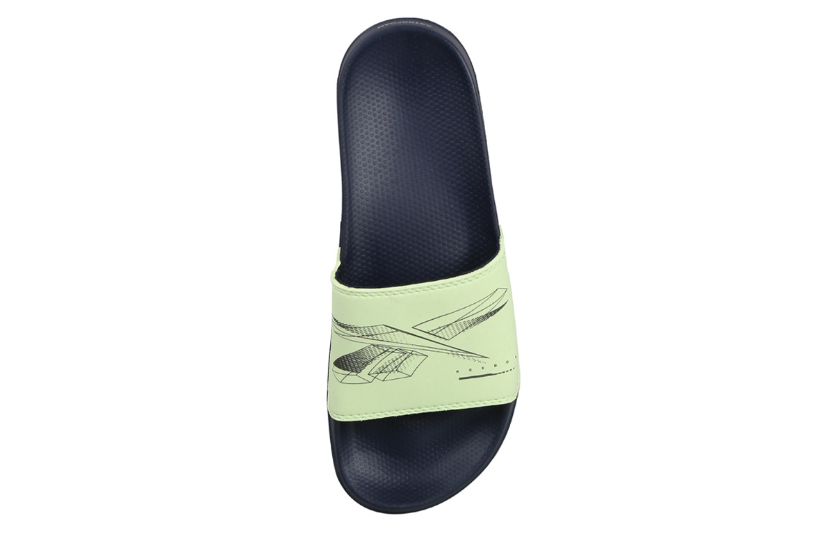 Shop Reebok Vector Slide Bleu Jaune Chaussure ''Bleu Jaune'' EX3905