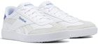 Lookbook Reebok Vector Smash Low Tops Kasut Skateboard Kasual Unisex Biru Putih GZ4985