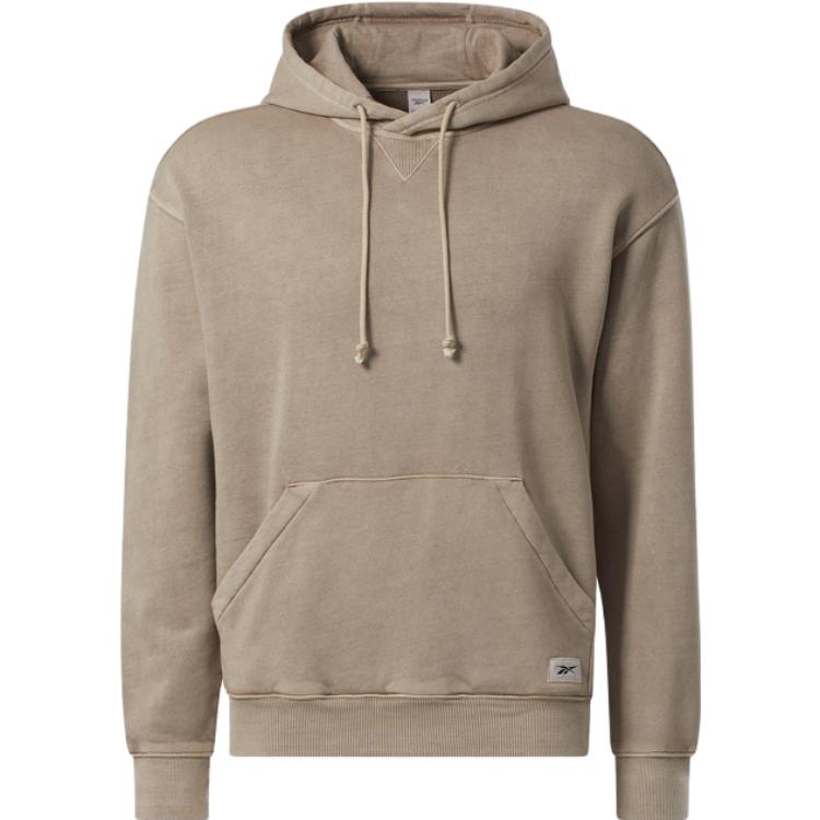 Reebok Vintage Hoodie Unisex Casual Sportswear - Red Brown HT8195