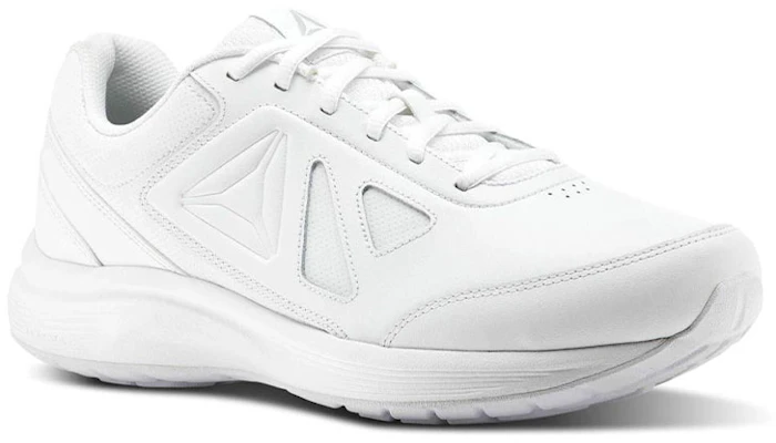 Reebok Walk Ultra 6 DMX Max 4E 簡約休閒 純色低幫跑步鞋 白色 Lookbook Reebok Walk Ultra 6 DMX Max 4E 簡約休閒 純色低幫跑步鞋 白色
