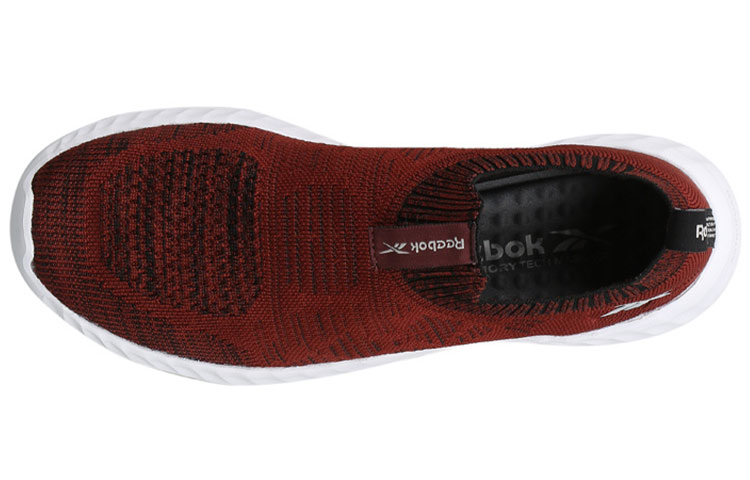 Shop Reebok Walking Druhan 'Black Red Slip-On' EX4186