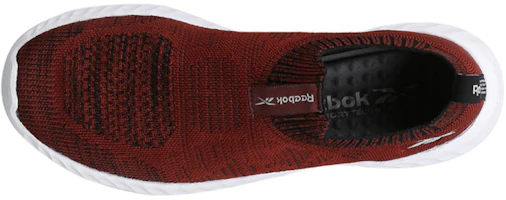 Shop Reebok 走路 Druhan 布料透氣 一腳蹬休閒跑步鞋 黑紅