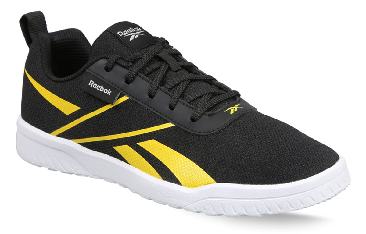 Lookbook Reebok Walking Fusion Lux Shoes Black/Yellow EX4214