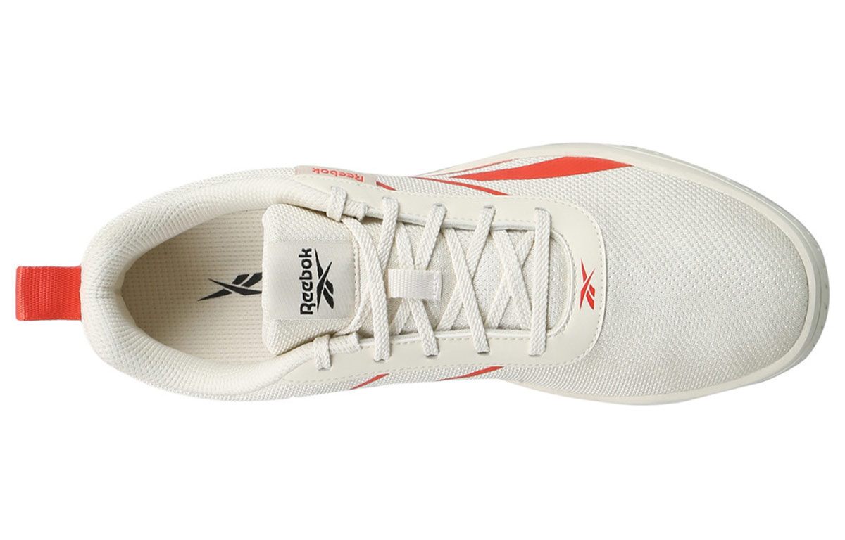 Shop Reebok Walking Fusion Lux Shoes White/Orange EX4215