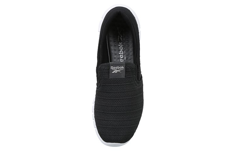 Shop Reebok Walking Leap Slip-Ons ''Noir'' FW1022