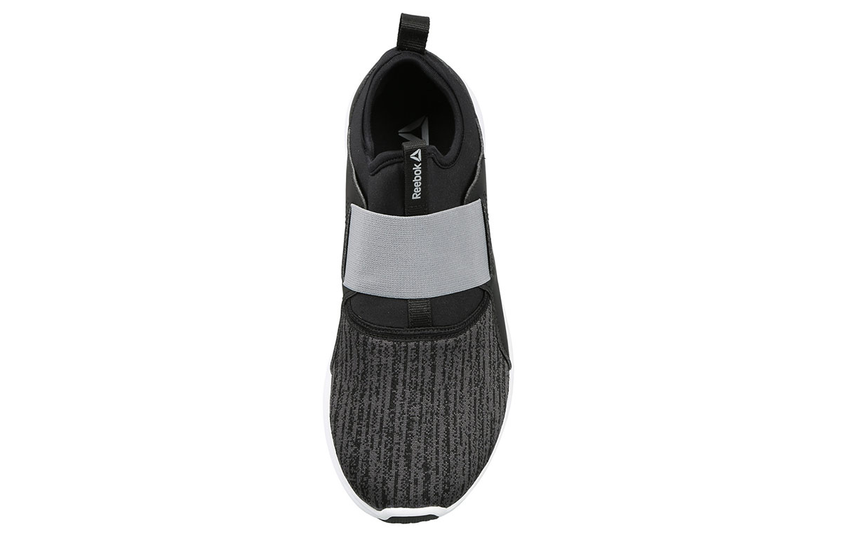 Shop Reebok Walking Slip-Ons Lp 'Black Gray' CN8361