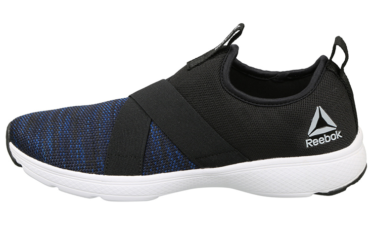 Reebok Walking Tread Leap Slip-On 'Black Blue' EG0079