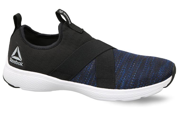 Lookbook Reebok Walking Tread Leap Slip-On 'Black Blue' EG0079