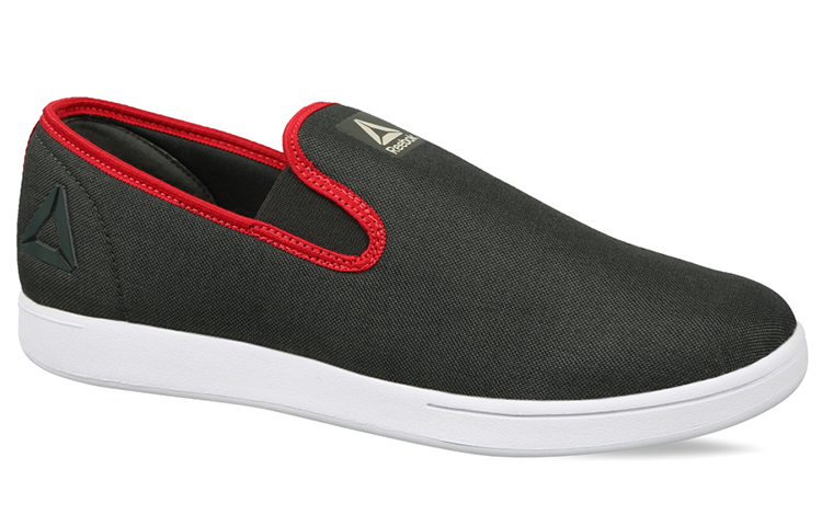 Lookbook Reebok Walking Tread Smooth 2 LP Slip-Ons 'Negro Rojo' DV7956