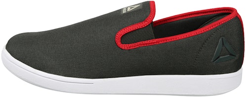 Reebok Walking Tread Smooth 2 Lp Slip-Ons 'Black Red' DV7956 Reebok Walking Tread Smooth 2 Lp Slip-Ons 'Black Red' DV7956