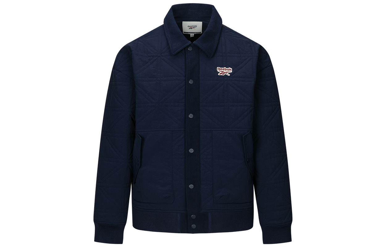 Reebok Waterproof Outdoor Casual Navy Jacket Unisex Classic Long Sleeve 24FRC215UGN2